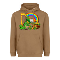 Toasted Coconut st patricks day  rainbow shamrocks Heavyweight Hoodie - AdoDesignShop