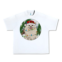White Pomeranian And Farm Urban Heavy Tee - RanaPortraitStore