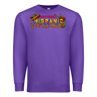 Purple national hispanic heritage month Premium Sweatshirt - BundleAndBundleShop