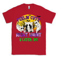 Red Feeling Cute Might Haunt U Later Classic Tee - texasbilliewilder