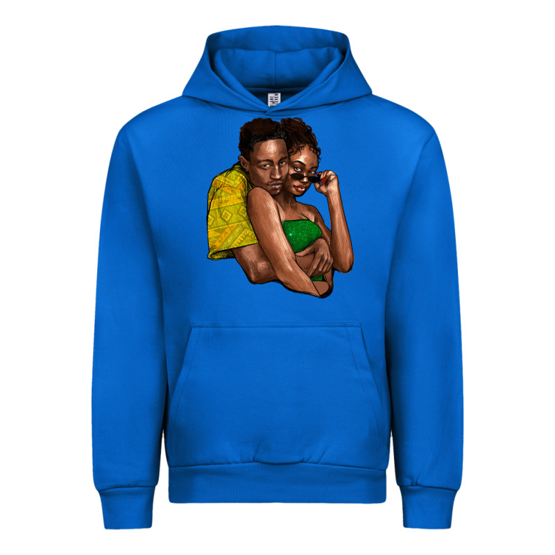Black Couple Urban Hoodie by NancyCooperArtShop | Teevron