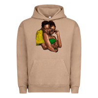 Pigment Burro black couple Urban Hoodie - NancyCooperArtShop