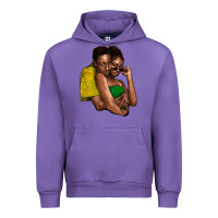 Tulip black couple Urban Hoodie - NancyCooperArtShop