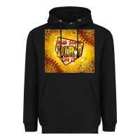 Black rub some dirt on it softball Heavyweight Hoodie - Jasminsmagicworld