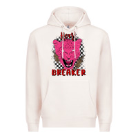 Pale Pink heartbreaker Premium Hoodie - MaliasSmallBusiness