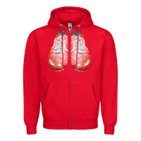 Red red cleats fa element 3 Zipper Hoodie - FaDigitalArtStudio