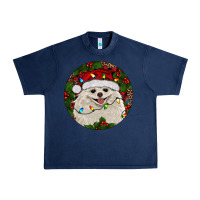 Navy Christmas pomeranian Urban Heavy Tee - RanaPortraitStore