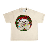 Sandshell Christmas pomeranian Urban Heavy Tee - RanaPortraitStore