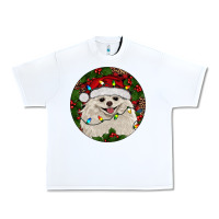 White Christmas pomeranian Urban Heavy Tee - RanaPortraitStore