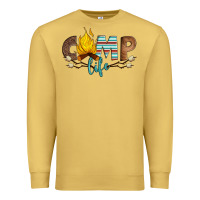 Antique Gold camp life Premium Sweatshirt - Artiststas