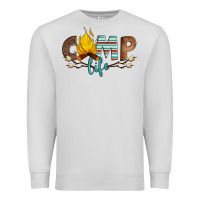 Dove Grey camp life Premium Sweatshirt - Artiststas