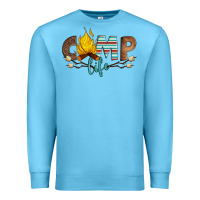 Ocean Blue camp life Premium Sweatshirt - Artiststas