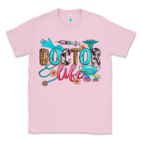 Bubblegum Pink doctor life Classic Tee - Zillion Design Studio