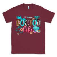 Burgundy doctor life Classic Tee - Zillion Design Studio