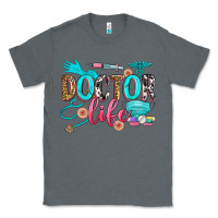 Charcoal Heather doctor life Classic Tee - Zillion Design Studio