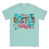 Seafoam doctor life Classic Tee - Zillion Design Studio