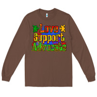 Chestnut love support advocate Long Sleeve Tee - Zillion Design Studio