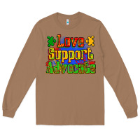 Toasted Coconut love support advocate Long Sleeve Tee - Zillion Design Studio