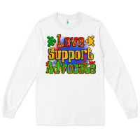 White love support advocate Long Sleeve Tee - Zillion Design Studio