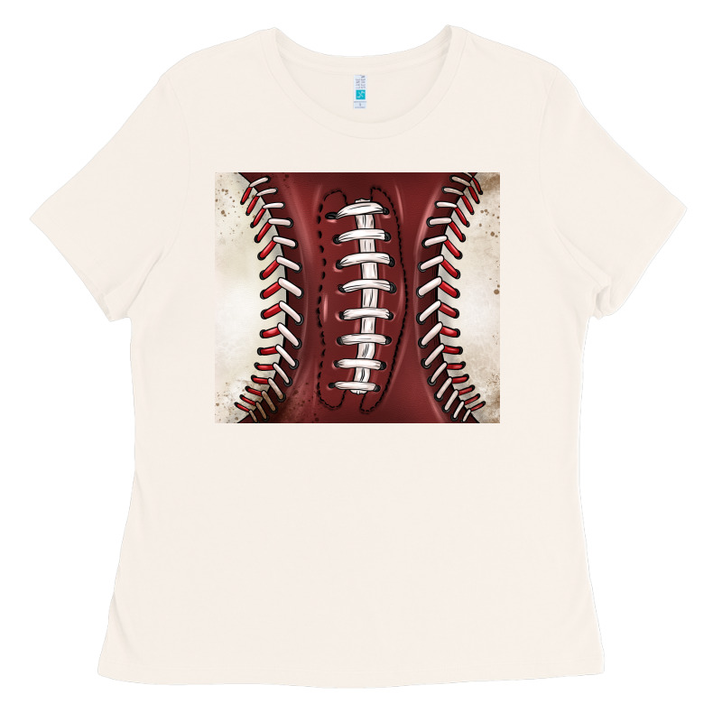 American Football And Baseball Ladies Tee by BarkalooDesign | Teevron
