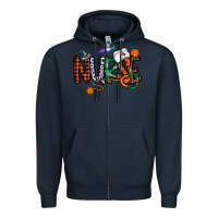 Navy nurse halloween Zipper Hoodie - CowhideDigitalArt