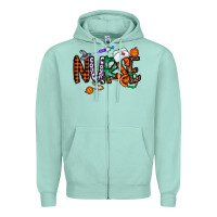 Seafoam nurse halloween Zipper Hoodie - CowhideDigitalArt