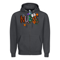 Smoke nurse halloween Zipper Hoodie - CowhideDigitalArt