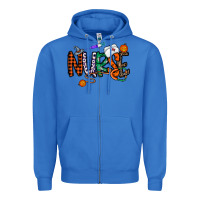 True Royal nurse halloween Zipper Hoodie - CowhideDigitalArt
