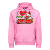Fuchsia Pink i love being a grandma Urban Hoodie - MaliasSmallBusiness
