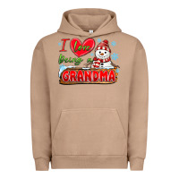 Pigment Burro i love being a grandma Urban Hoodie - MaliasSmallBusiness