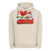 Pigment French Oak i love being a grandma Urban Hoodie - MaliasSmallBusiness