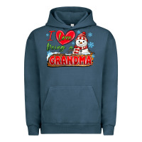 Pigment Midnight Navy i love being a grandma Urban Hoodie - MaliasSmallBusiness