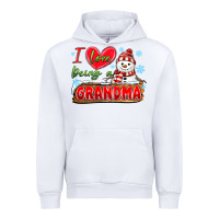 White i love being a grandma Urban Hoodie - MaliasSmallBusiness