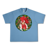 Pebble Blue Roaster Christmas Urban Heavy Tee - RanaPortraitStore