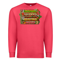 Cardinal national hispanic heritage month with background Premium Sweatshirt - BundleAndBundleShop