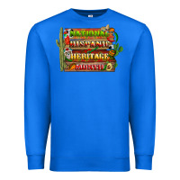 True Royal national hispanic heritage month with background Premium Sweatshirt - BundleAndBundleShop