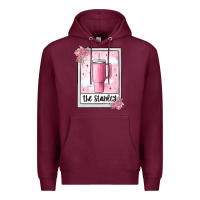 Burgundy the inspired tarot boujee Premium Hoodie - MaliasSmallBusiness