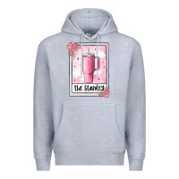 Heather Grey the inspired tarot boujee Premium Hoodie - MaliasSmallBusiness
