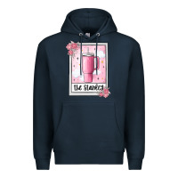 Navy the inspired tarot boujee Premium Hoodie - MaliasSmallBusiness