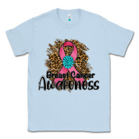 Dusty Blue breast cancer awareness Classic Tee - RanaPortraitStore