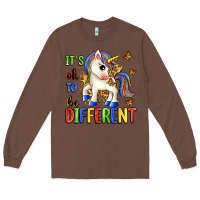 Chestnut it's ok to be different Long Sleeve Tee - Zillion Design Studio
