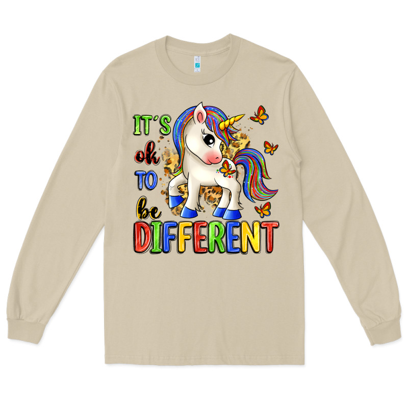 It's Ok To Be Different Long Sleeve Tee by Zillion Design Studio | Teevron