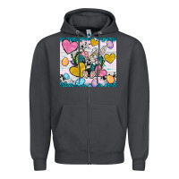 Smoke Easter hearts Cowhide tumbler Easter Day Zipper Hoodie - Neo Western