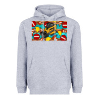 Heather Grey skidsteer sippy Heavyweight Hoodie - Artiststas