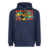 Navy skidsteer sippy Heavyweight Hoodie - Artiststas