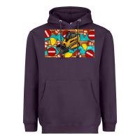 Plum skidsteer sippy Heavyweight Hoodie - Artiststas