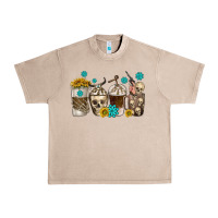 French Oak coffee cups bull skull with gemstones Urban Heavy Tee - texasbilliewilder