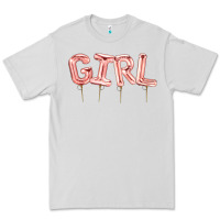 Dove Grey Girl balloon Premium Tee - Artiststas