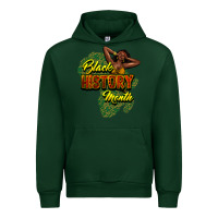 Forest Green black history month Urban Hoodie - NancyCooperArtShop