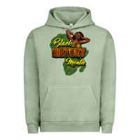Pigment Oil Green black history month Urban Hoodie - NancyCooperArtShop